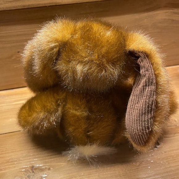 First & Main Stuffed Toy Plush Rabbit “Rare Hare” Brown & White - Picture 8 of 10